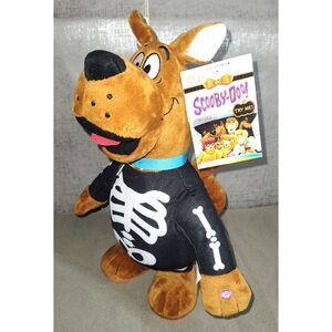 WB Scooby Doo Skeleton Costume Side Stepper Motion 14" Plush NWT Working